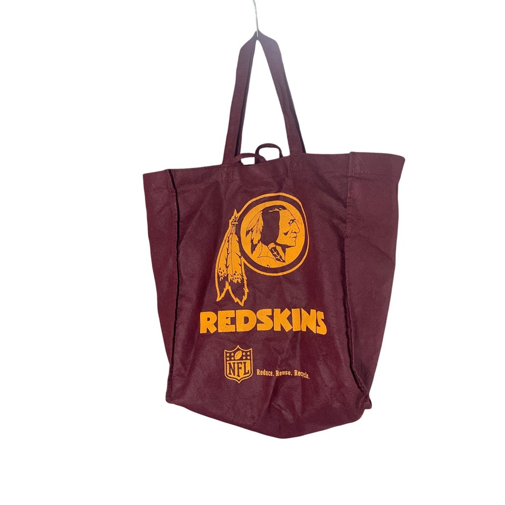NFL Washington Redskins Reusable Tote Bag Forever Collectibles Burgundy Gold
